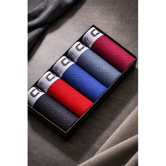 Kit 10 Cuecas Box Boxer Dry Fit Masculina Microfibra Premium