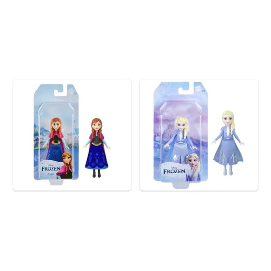 Kit Mini Princesas Frozen Articuladas 9cm Elsa E Anna