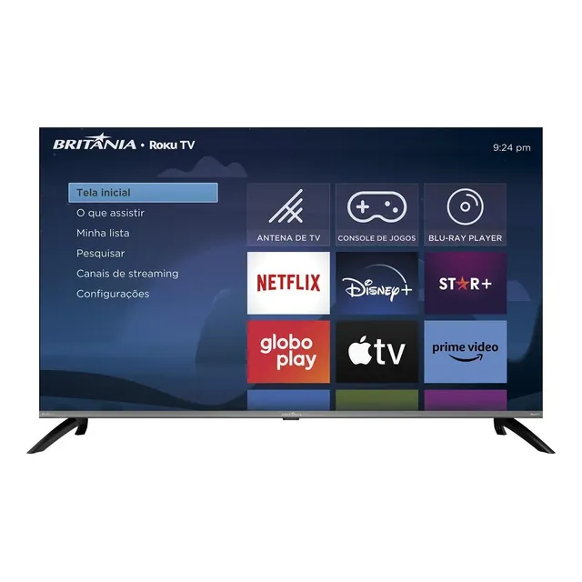 Smart Tv 50 Britânia Roku Hdr10 Dolby Audio B50cra