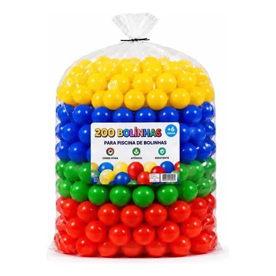 Bolinhas Para Piscina De Bolinhas Com 200 Un.