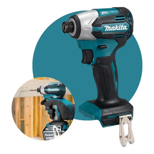 Parafusadeira De Impacto 18v Makita Dtd158 Brushless 1/4