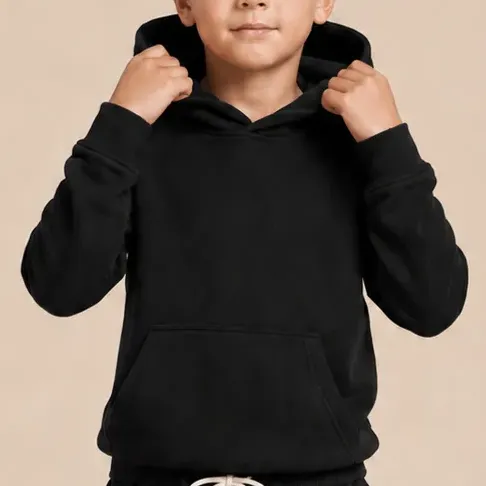 Conjunto Moletom Infantil Calça E Blusa Com Capuz Flanelado