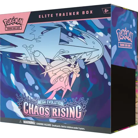 Pokemon Elite Trainer Box Megaevolution Chaos Rising Inglês