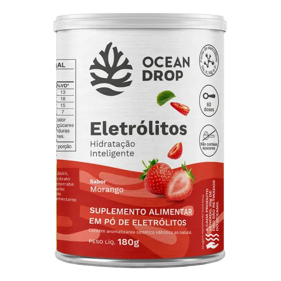 Eletrólitos Ocean Drop Sódio Potássio Fósforo Magnésio