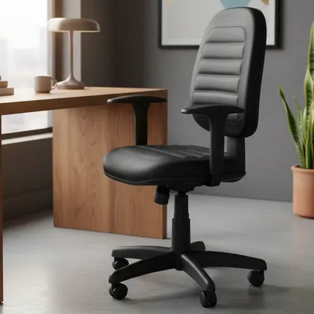 Cadeira Escritório Executiva Work Comfort Nr17 Corino Costur
