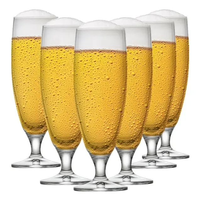 Jogo 6 Taças De Cristal Elite Para Cerveja 310ml - Ruvolo