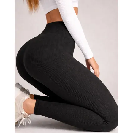 Calça Legging Premium Canelada Flanelada Térmica Sem Costura Preto Único