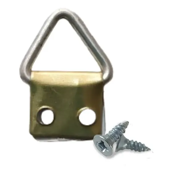 Pendurador De Quadros Triangulo Médio 20 Peças + Parafusos