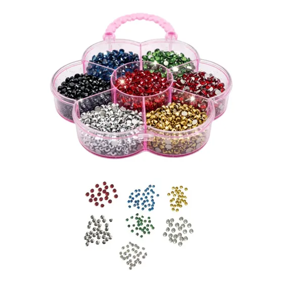 Kit Strass Hotfix Termocolante Cores Pedras Com 10000un