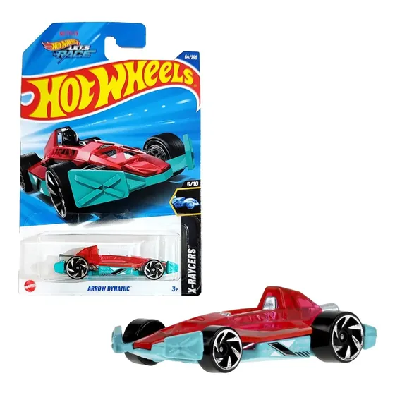 Hot Wheels Arrow Dinamic Vermelho X-racers Hyx10 Escala 1:64