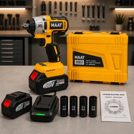 Chave De Impacto Maat 60v Brushless Sem Fio