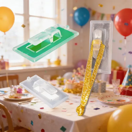 Suporte Clip Fixa Balão Bexiga Bubble Adesivo Multiuso 20un