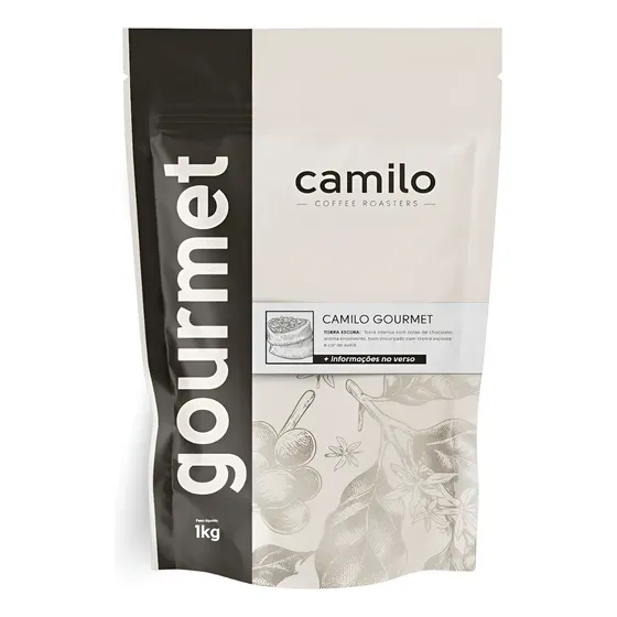 Café Camilo Gourmet 1kg Em Grãos 100% Arábica Premium