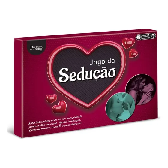 Jogo De Tabuleiro Jogo Da Sedução Casal Diversão Ao Cubo