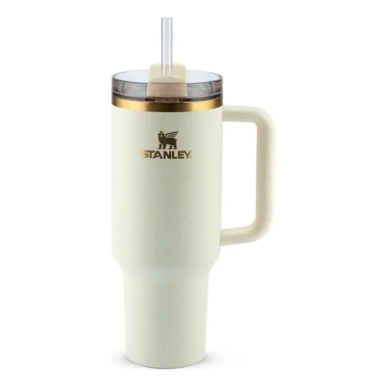 Copo Térmico Quencher Cream Aço Inox 1,18 Litros Stanley