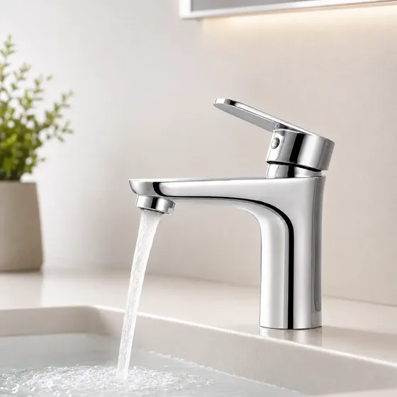 Heemli Torneira Monocomando Luxo Banheiro Baixa Cromado