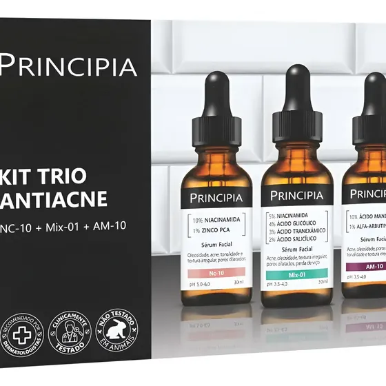 Kit Trio Antiacne Nc-10 + Mix-01 + Am-10
