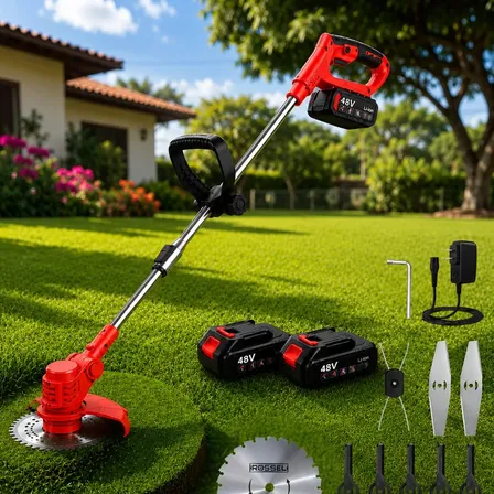 Aparador De Grama Elétrico Knakasaki 48v 10000rpm Potente