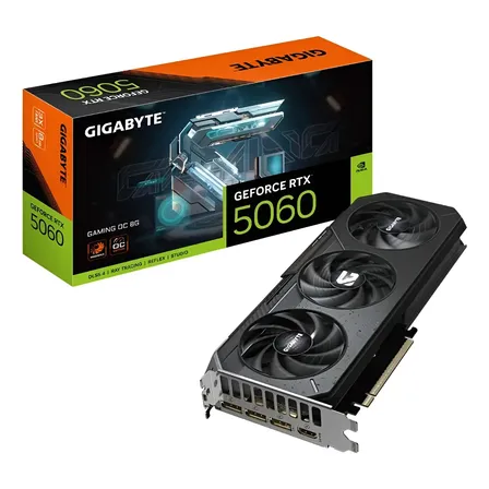 Placa De Vídeo Gigabyte Geforce Rtx 5060 Gaming Oc 8gb Gddr7