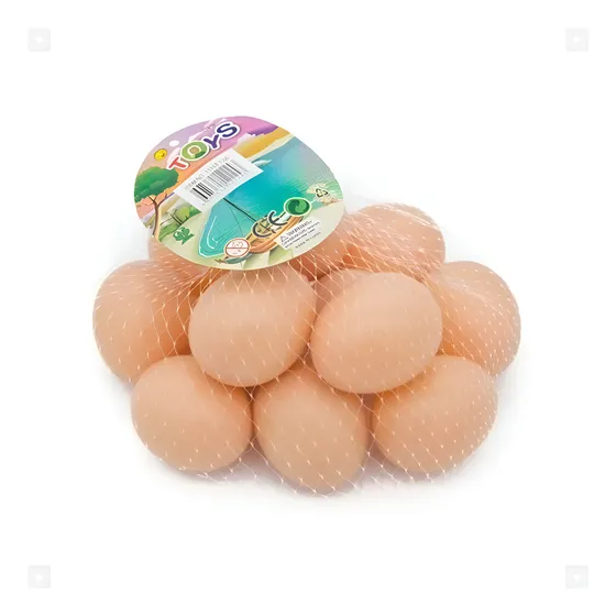 Kit 12 Ovos Mentira De Plástico Indez Galinha