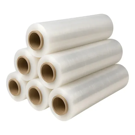 Plásticos Filme Stretch - 500mmx25mi Virgem - 6 Rolos Bobina