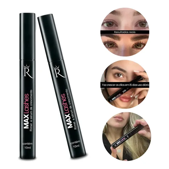 Compre 1 Leve 2- Max Lashes Rímel Com Infusão De Sérum
