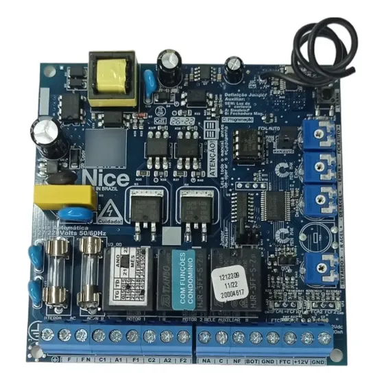 Central Placa Peccinin Motor Portão 4020 Duplo Comando
