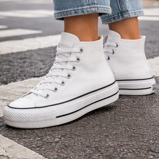 Tênis Chuck Taylor All Star Lift Longo Sintetico