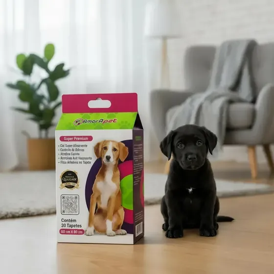 Tapete Higienico Cachorro Amorapet Premium 80x60 30 Unidades