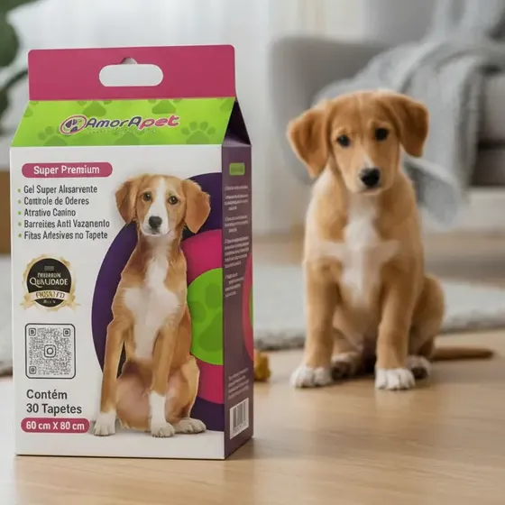 Tapete Higiênico 80x60 Super Premium Cachorro 30 Unidades