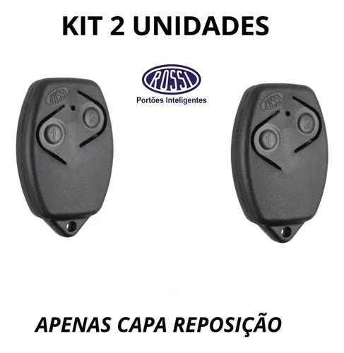Kit 2 Capas Controle De Portão Eletrônico Rossi Premium