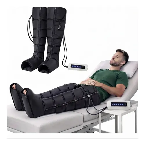 Bota De Compressão Drenagem Massagem Pernas Pés E Joelho
