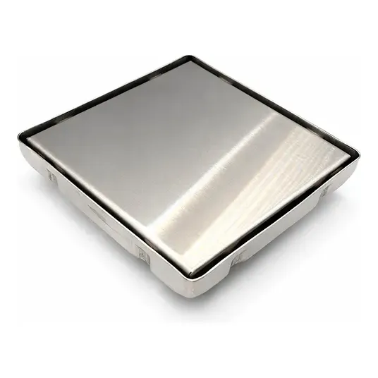 Ralo Invisível Oculto 10x10 Inox Válvula Anti Inseto Demima