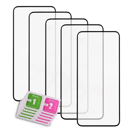 5 X Película Vidro Anti Impacto Premium 3d Para Moto G86