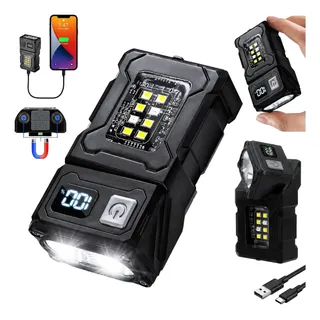 Lanterna Tática Magnética Multi Funçao Potente Led Portátil