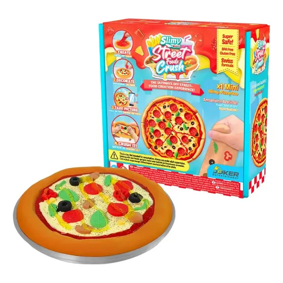 Mini Kit Slime De Pizza Slimy Diy Street Food Crush Candide
