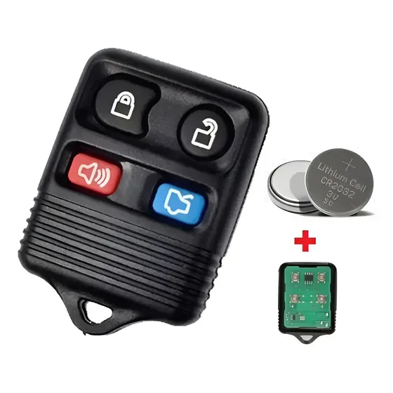 Controle Alarme Ford Ka Fiesta Original 4 Botões + Bateria