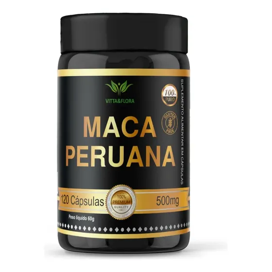 Maca Peruana Pura Vitta&flora Premium 120 Cápsulas