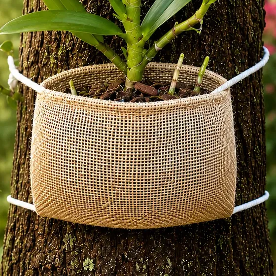 Fixador De Orquídea 100% Orgânico Com Substrato Premium