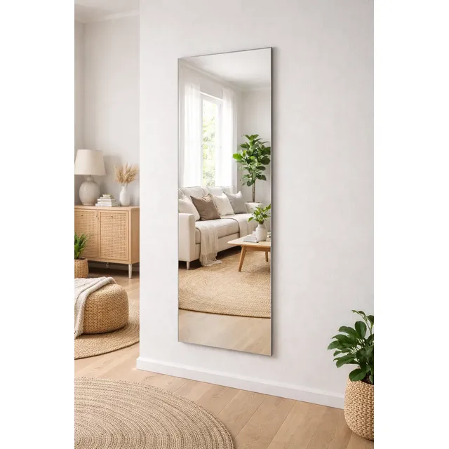 Espelho Rocco Corpo Inteiro Organico 90x40 Pinterest Grande Retangular - Suporte