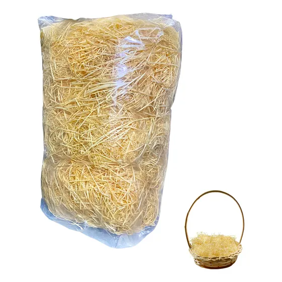1kg Palha Natural Madeira Natal Decorativa Anti Impacto