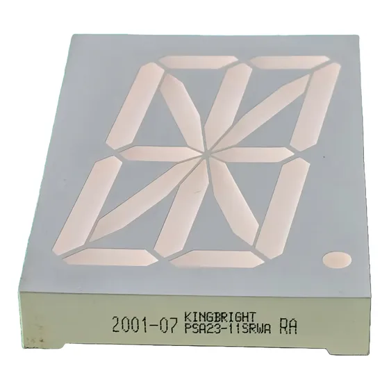 50x Display 16 Seg Alfanumerico Psa23-11srwa Vermelho 70mm