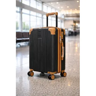 Mala De Viagem De Bordo Pequena De Mão 10kg Em Promoção Preto Com Marrom