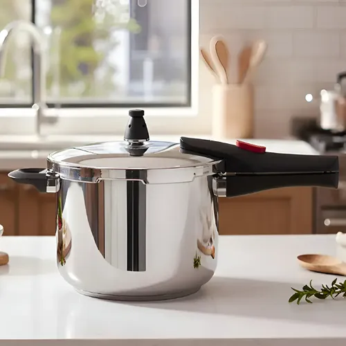 Panela De Pressão Inox/indução/antiaderente/brinox 6 Litros