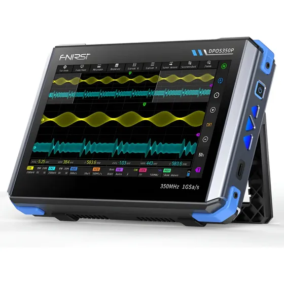 Osciloscópio 4 Em 1, Fnirsi, Dpos350p 2x Canais,350 Mhz!
