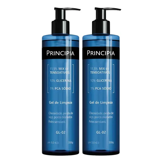 Principia Kit 2 Gel De Limpeza Gl-02 Limpeza Profunda