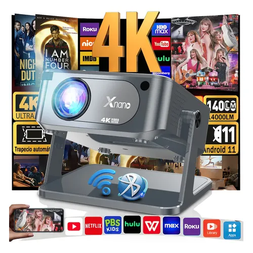 Projetor Smart Portátil Full Hd 4k 14000lm Bt Android Wifi
