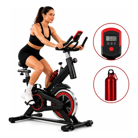 Bicicleta Bike Ergométrica 6kg Ajustável Resistente Academia