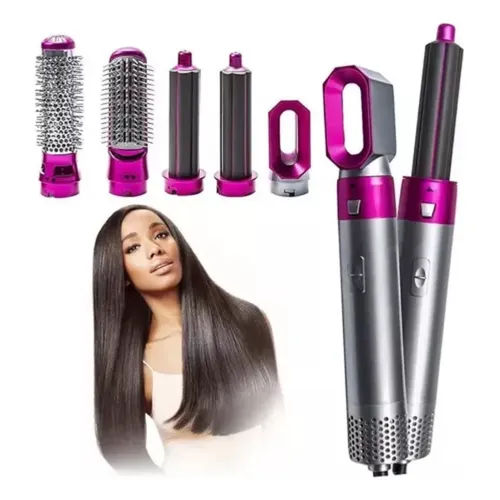 Escova Secadora De Cabelo 5 Em 1 Seca Alisa E Modela - 110v