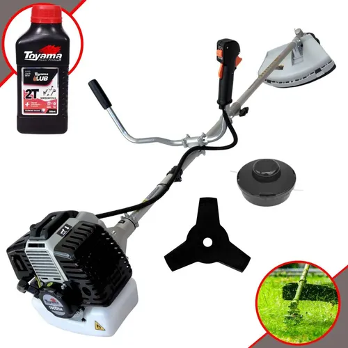 Roçadeira Bipartida Profissional 10.000rpm 2t + Óleo Toyama